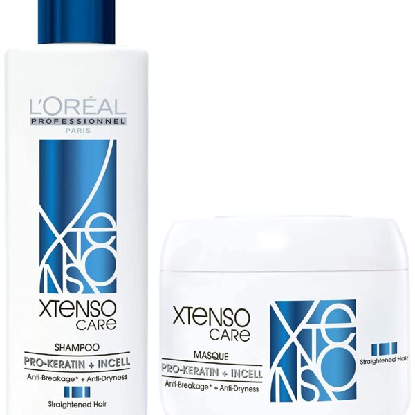 Loreal xtenso shampoo and mask care 1