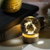 Decorative dolphin crystal ball night light for modern home decor
