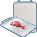 Double-Sided Stainless Steel Cutting Board for Meat and Vegetables