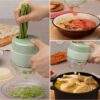 Cordless Electric Vegetable Slicer and Grinder for Everyday Cooking