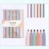 Cute stationery pastel highlighter set with ergonomic grip design