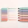 Colorful pastel chisel tip highlighters – perfect stationery