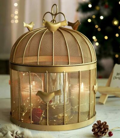 Modern Metal Fruit Basket with Mesh Design for Kitchen Countertop