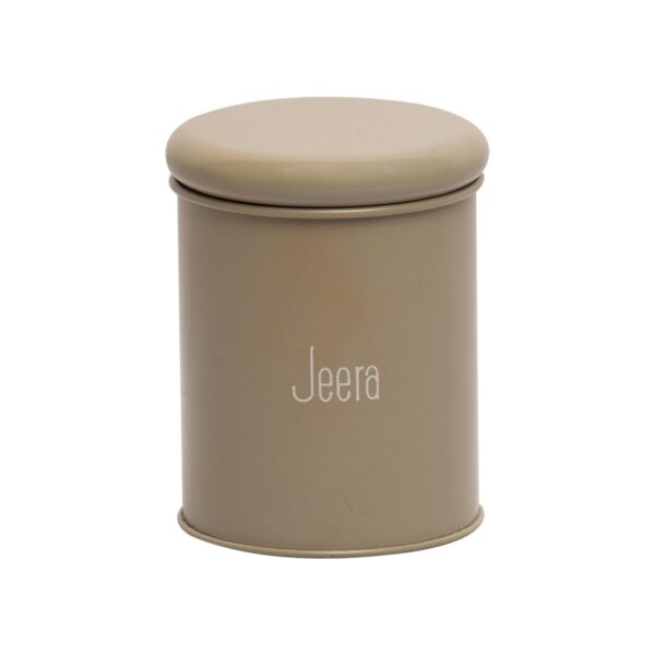 Stylish mild steel spice jar for masalas
