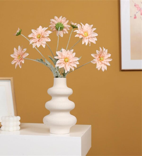 Stylish Scandinavian vase made of premium ceramic for modern interiors