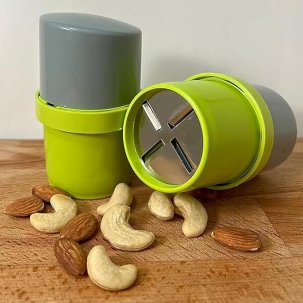 Easy to Use Handheld Chopper for Almonds, Walnuts, Cashews, Pistachios