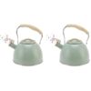 Elegant Stainless Steel Tea Pot with Heat-Resistant Handle for Modern Kitchens