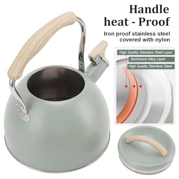 Modern Kitchen Tea Pot – Rust-Resistant Stainless Steel Water Kettle