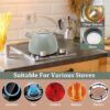 Classic Tea Pot with Whistling Spout – Gas and Induction Compatible Kettle