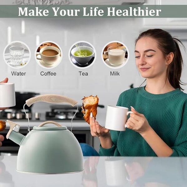 Durable Stainless Steel Tea Pot for Daily Use