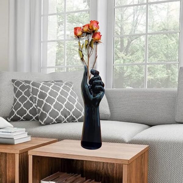 Polyresin marble dust premium vase for home decoration