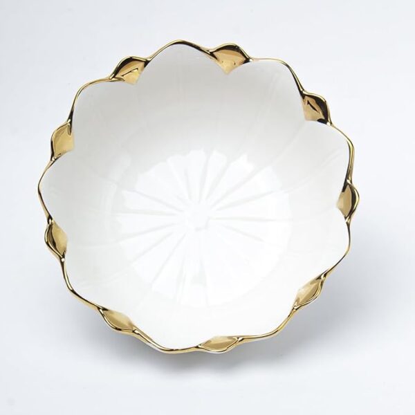 Stylish ceramic tableware bowl for modern dining and serving.