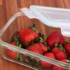 Stackable borosilicate glass containers for pantry and kitchen