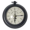 Decorative antique black table clock for living room centerpieces