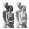 Couple hugging figurine ornament for wedding and anniversary décor