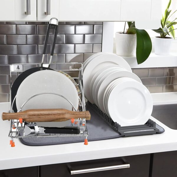 Wall-mounted or freestanding kitchen organizer