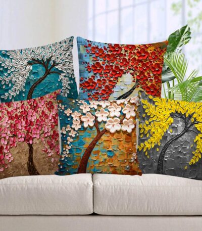 Soft velvet cushion cover in elegant color for home décor