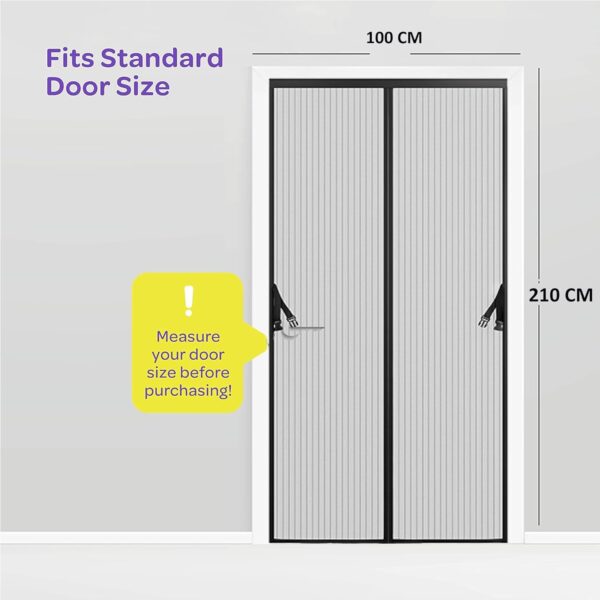 Mesh door screen for indoor and outdoor use