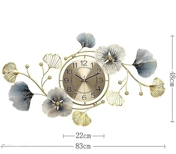 Designer vintage clock – silent analog decorative piece