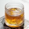 Luxury Dancing Whiskey Glass with Rotating Base for Sophisticated Drinking