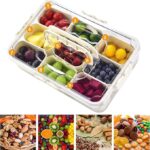Multipurpose veggie storage tray with handle for refrigerator