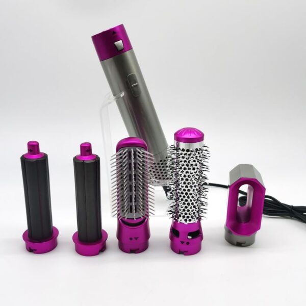 5 in 1 hair dryer brush with hot air styler attachments