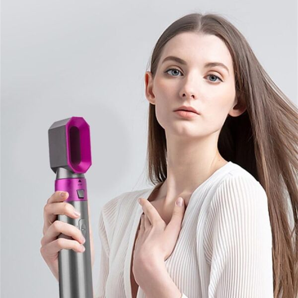 Detachable hair dryer brush kit with smooth blow-dry function