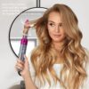 All-in-one hair dryer brush for drying, curling, and straightening