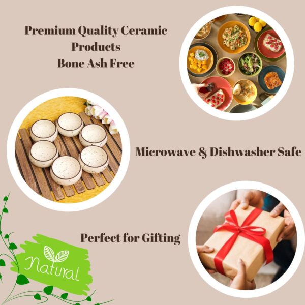 Handmade ceramic bowls with unique artistic patterns