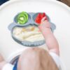 Non-slip silicone suction plate for babies and self-feeding toddlers