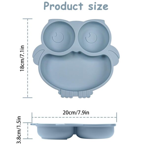 Strong suction plate for baby-led weaning and self-feeding