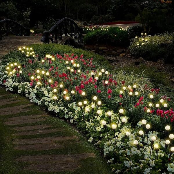 Outdoor solar firefly lamp waterproof IP65 for garden décor