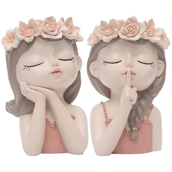 Feminine design succulent planter pot for aesthetic decor