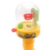 Mini pocket basketball toy with music and flashing lights