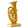 Unique saxophone statue gift idea for musicians and music lovers.