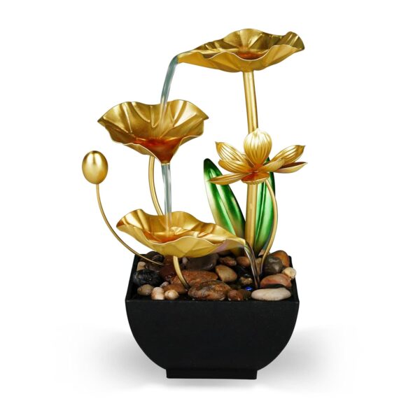 Artistic desktop fountain showpiece for home and workspace