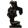 Modern resin couple sculpture symbolizing intimacy and romance