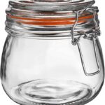 Glass mason jar with wide mouth for easy oatmeal prep