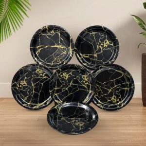 Melamine quarter plates round serving plate set for home dining