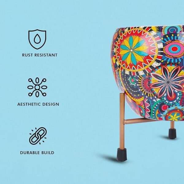 Premium quality decorative pot with tripod stand design