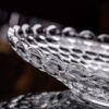 Unique bubble design glass fruit bowl centerpiece
