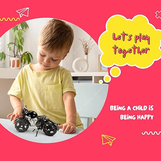 Vintage bullet bike replica showpiece – decorative desk sculpture