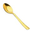 High-quality gold plated spoon for kitchen and table