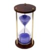 Premium Wooden and Brass Sand Timer Hourglass – Classic Home Décor