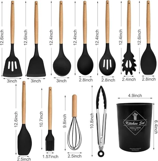 Eco-friendly silicone spatula for healthy cooking