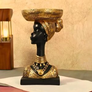 Unique standing idol of Jaipuri woman in ethnic attire