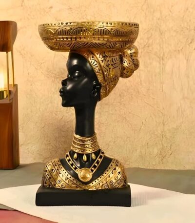 Unique standing idol of Jaipuri woman in ethnic attire