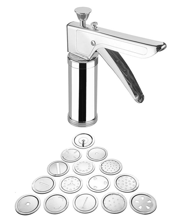 Long-lasting stainless steel kitchen press for festive cooking