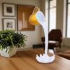 Modern floating milk cup polyresin decorative figurine for living room