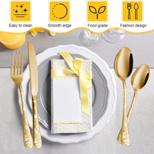 Modern silver cutlery set perfect for dinner parties